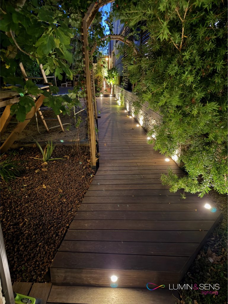 Installation éclairage extérieur paysagiste marseille et Lumin sens